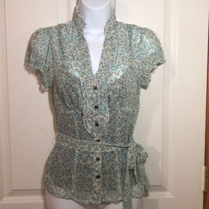 Floral Blouse with Cami